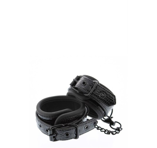 BLAZE ANKLE CUFF CROCO BLACK